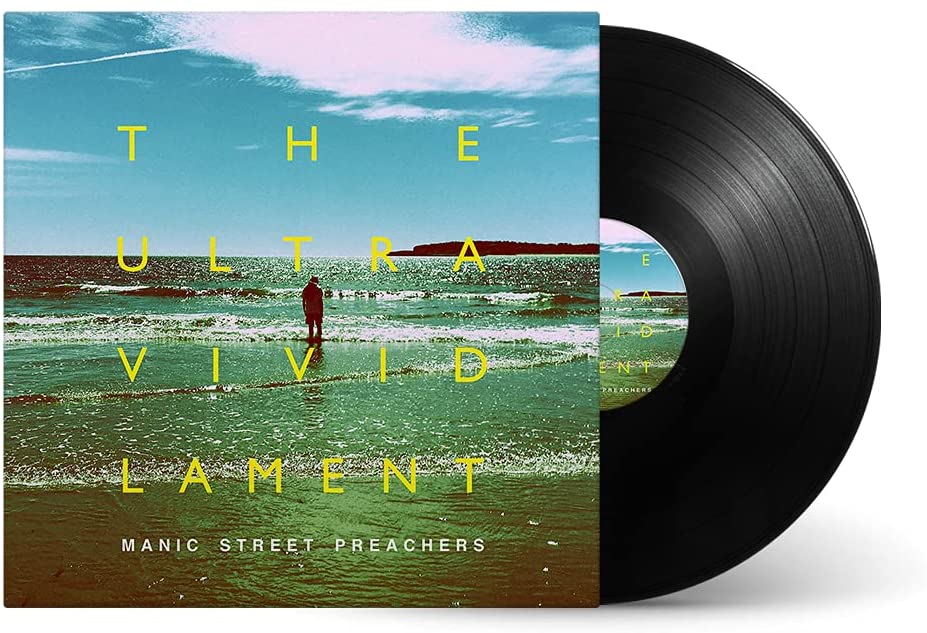 Album cover for Manic Street Preachersā āThe Ultra Vivid Lamentā with ocean view.