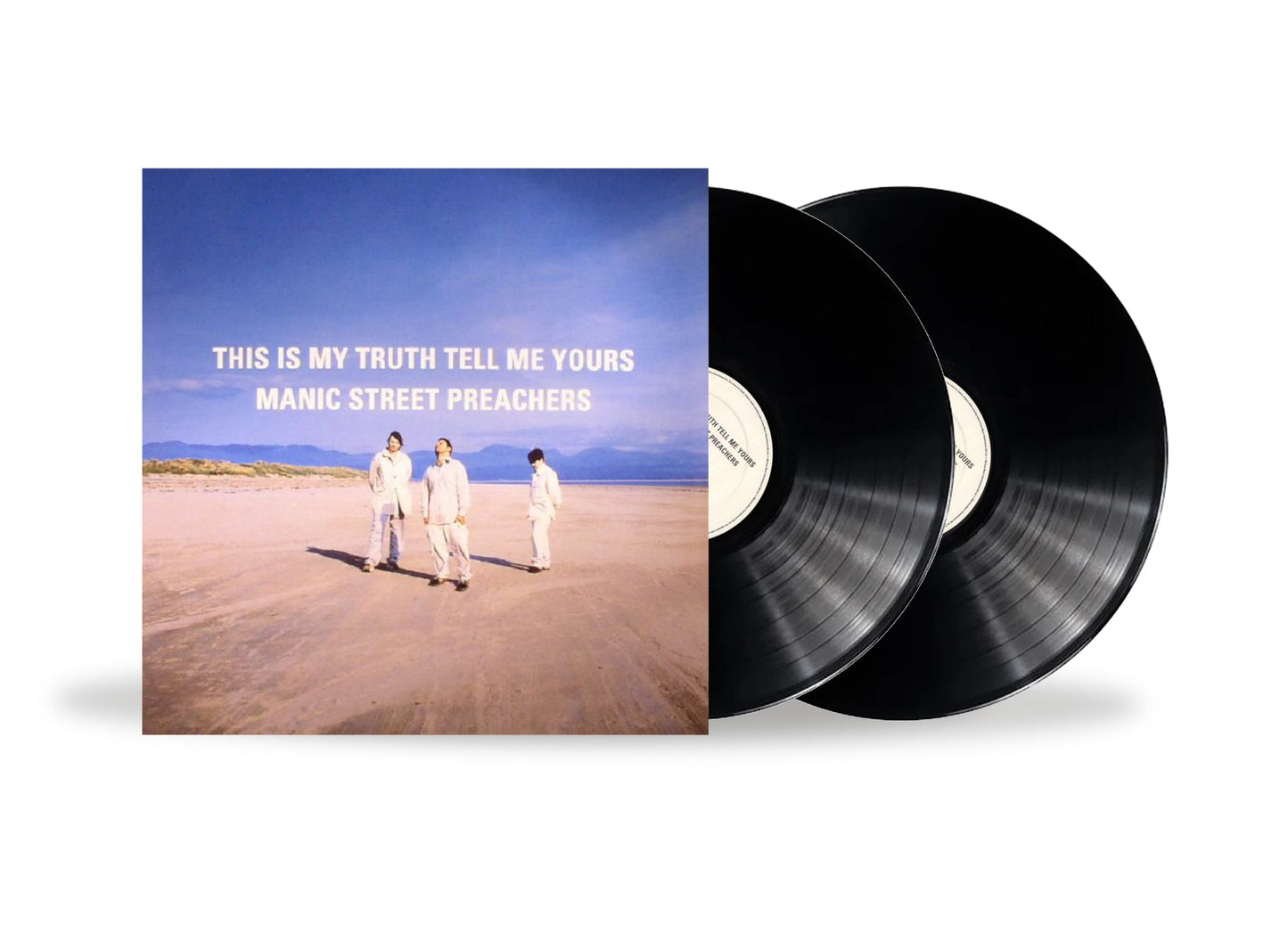 Manic Street Preachers album cover with two black vinyl records.
