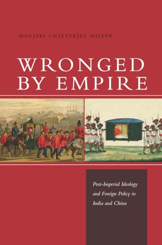 Book cover: “Wronged by Empire” with historical illustration of colonial India.