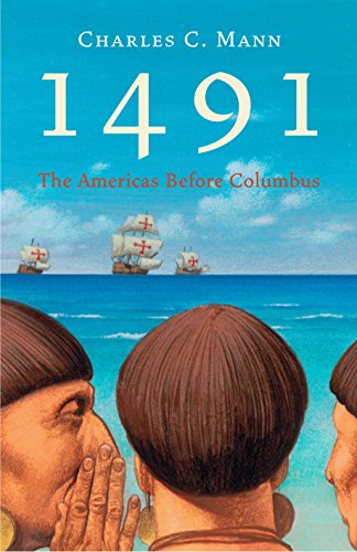 Book cover showing Indigenous people looking at ships on the horizon under a blue sky.