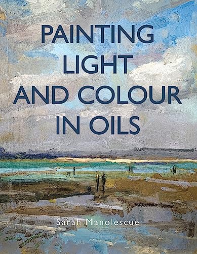 Book cover with painted landscape and bold title: "Painting Light and Colour".