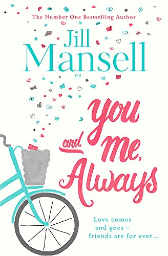 Book cover with title “You and Me, Always” and bicycle illustration.