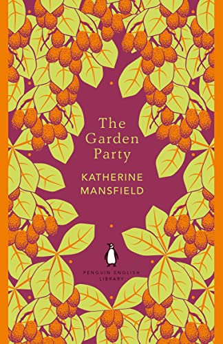 Book cover: "The Garden Party" by Katherine Mansfield, with orange berries.