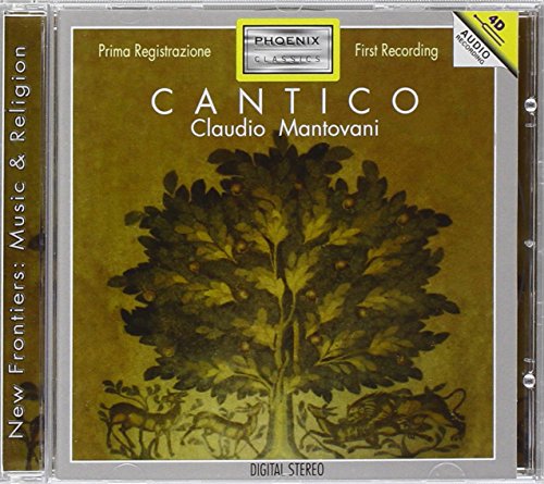 CD cover for "Cantico" by Mantovani, featuring a tree and animals.