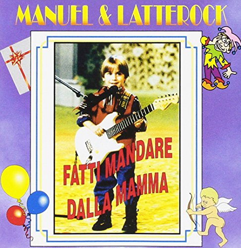 CD cover: boy with guitar, colorful decorations, and red text.