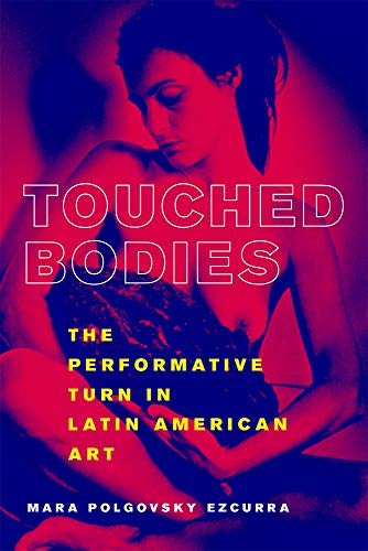 Book cover: woman’s face with red and blue color blocking, text “Touched Bodies.”