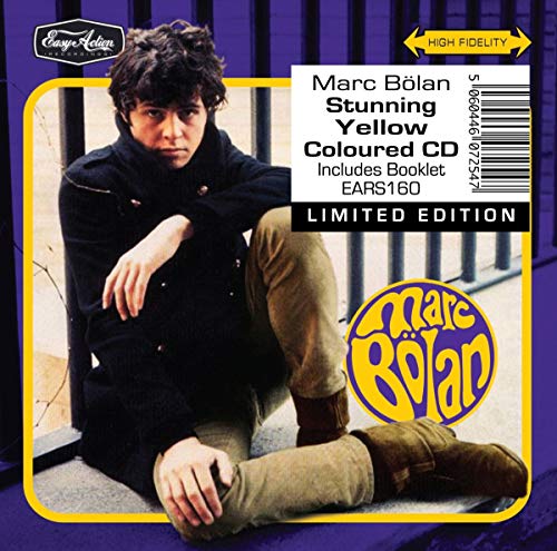 CD cover for Marc Bolan's "Stunning" album, featuring a portrait of Bolan.