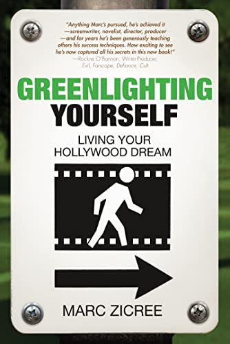 Book cover: "Greenlighting Yourself" with a silhouetted figure walking toward an arrow.