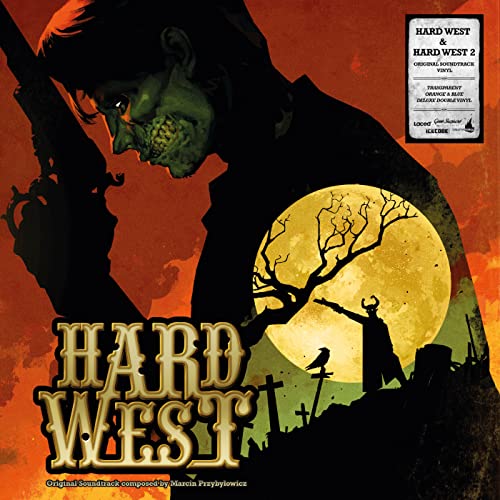 Hard West 2 soundtrack vinyl cover: undead cowboy against a desert landscape.