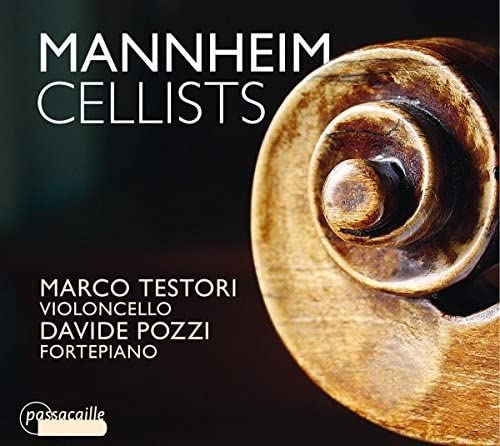 CD cover featuring a close-up of a cello scroll and text details.