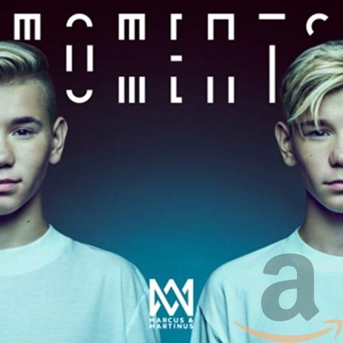 CD cover featuring portraits of twin singers Marcus & Martinus.