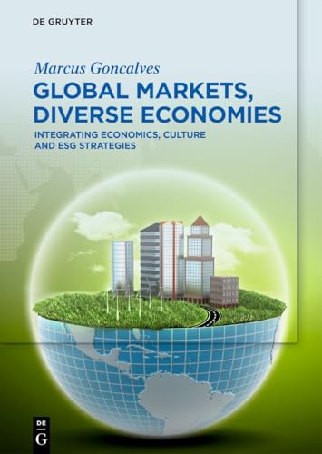 Book cover with globe, buildings, and title “Global Markets, Diverse Economies.”