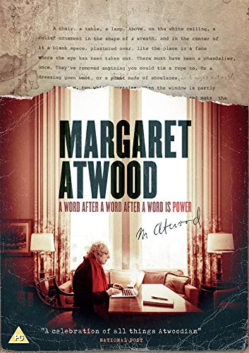 DVD cover featuring Margaret Atwood in a vintage room, title prominent.