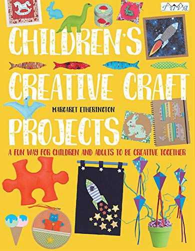 Book cover with colorful illustrations of crafts and toys for children.