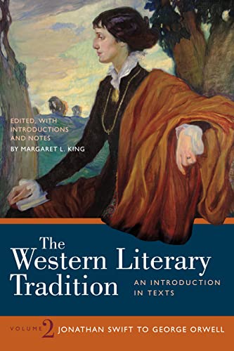 Book cover featuring a painting of a woman and the title The Western Literary Tradition.