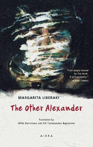 Book cover: abstract face portrait with red title "The Other Alexander".