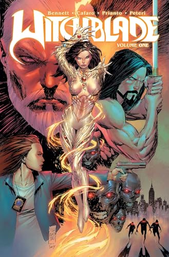 Witchblade graphic novel cover featuring a woman with a metallic gauntlet.