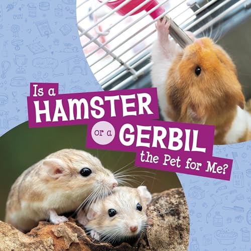 Book cover featuring hamsters and gerbils in cages, with text overlay.