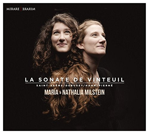 CD cover featuring portraits of two women, Maria & Nathalia Milstein.