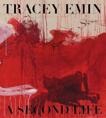 Book cover: red abstract painting with artist’s name and title.