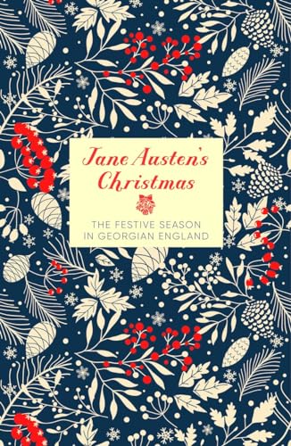 Book cover with festive floral design and title “Jane Austen’s Christmas.”