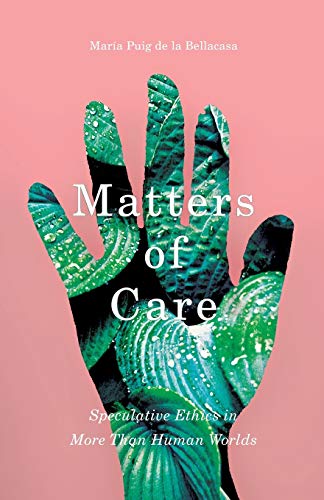 Book cover featuring a hand silhouette filled with green leaves against a pink background.