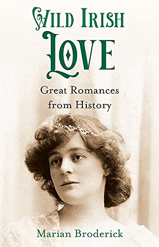 Book cover: “Wild Irish Love” with a portrait of a woman.
