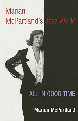 Book cover featuring portrait of jazz pianist Marian McPartland.