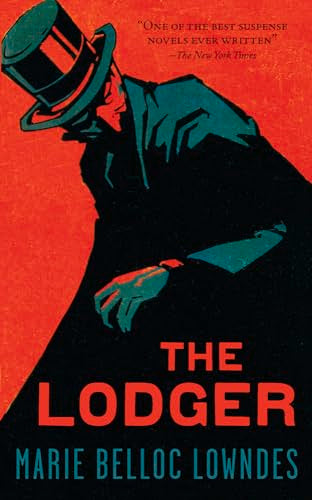 Book cover illustration of a shadowy figure in a top hat on red background.