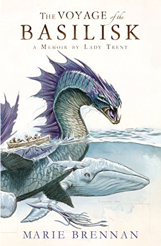 Book cover depicting a sea serpent and small boat with people.