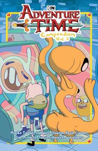 Adventure Time Compendium Vol. 3 cover featuring Finn and Jake in a maze.