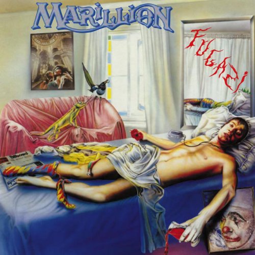 Album cover for Marillion’s “Fugazi” featuring a man in a disheveled bedroom.