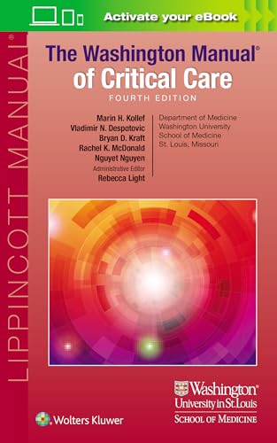 Cover of “The Washington Manual of Critical Care,” fourth edition.