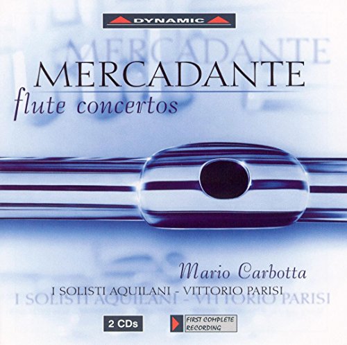 CD cover featuring a close-up of a flute against a blue background with text.