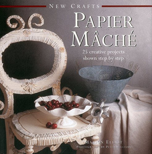 Book cover featuring papier-mâché chair, bowl, and a dish of cherries.