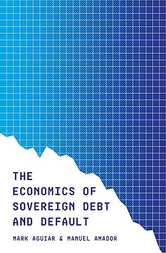 Book cover with blue grid background and white text: "The Economics of Sovereign Debt and Default.