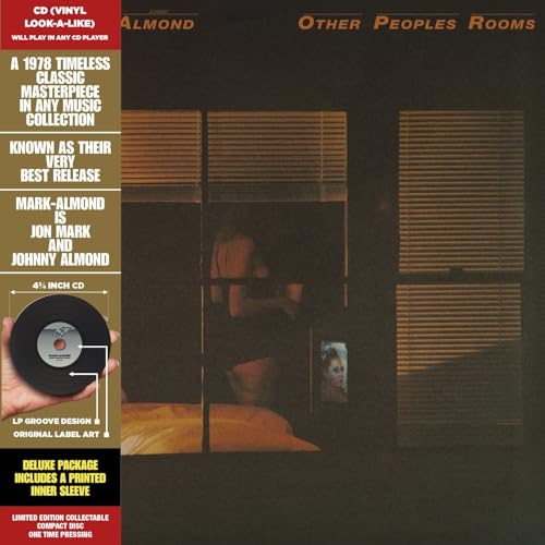 CD cover for Mark-almond’s “Other Peoples Rooms” featuring a window scene.