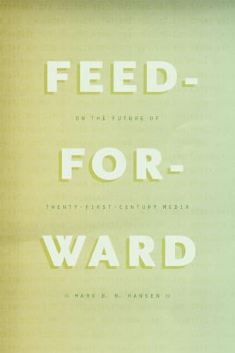 Book cover with large, stacked white text reading "Feed-Forward" on a green background.