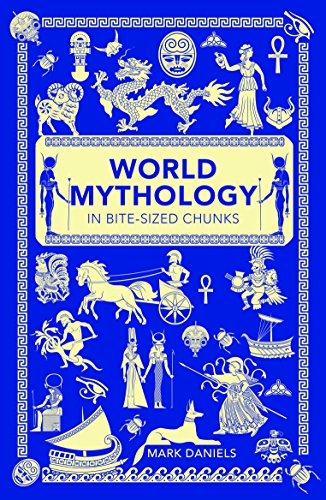Book cover with illustrations of mythological creatures and figures.