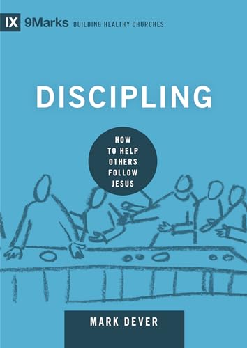 Book cover with title "Discipling" and illustration of people at a table.