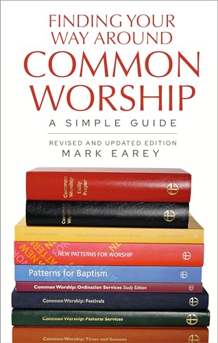 Book cover for Finding Your Way Around Common Worship showing a stack of books.