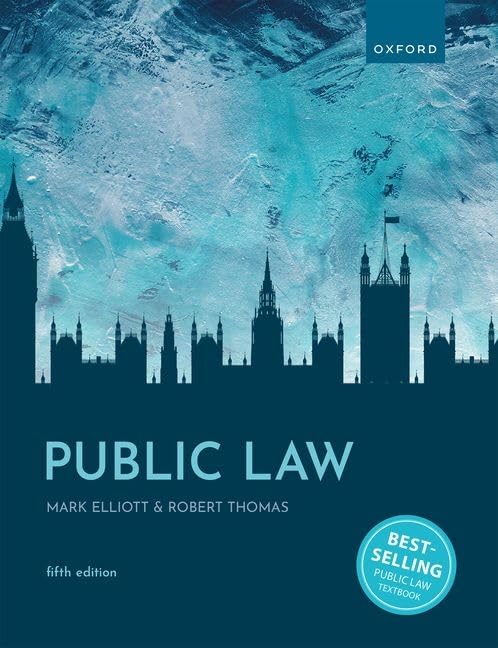 Book cover: “Public Law” with a silhouette of London buildings.