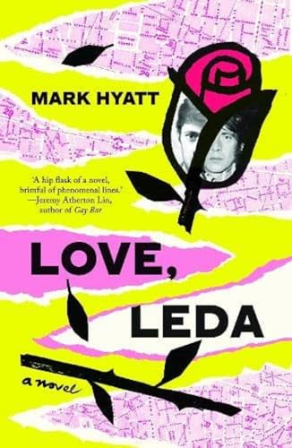 Book cover for “Love, Leda” featuring portraits within a floral shape.