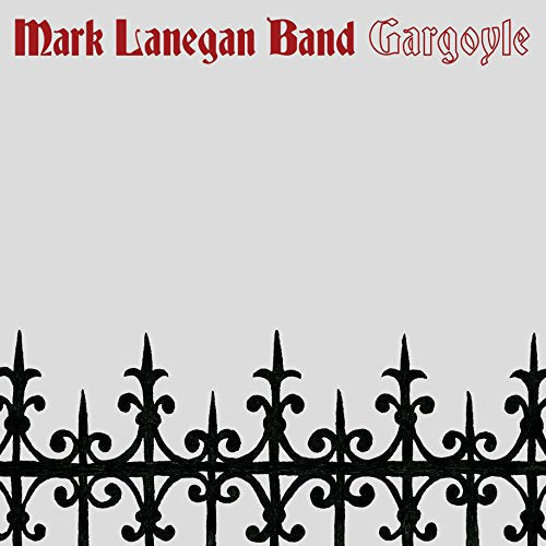 “Gargoyle” album cover by Mark Lanegan, featuring ornate black ironwork.
