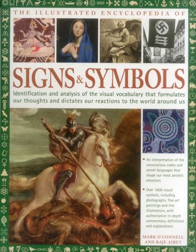 Book cover featuring diverse symbolic imagery: knights, religious art, and abstract designs.