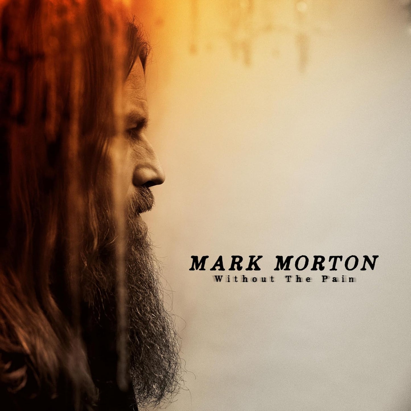 CD cover for Mark Morton's "Without The Pain" featuring a portrait.