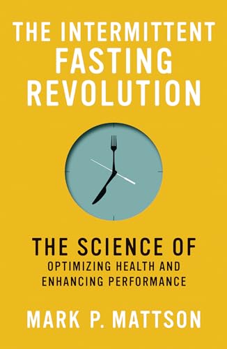 Book cover: yellow background, clock with fork hands, white text.