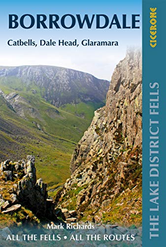Book cover depicting Borrowdale fells landscape with rocky foreground.