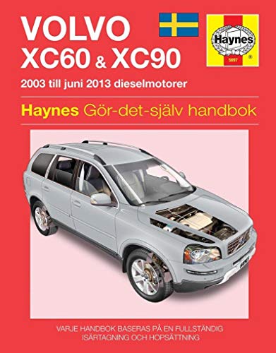 Haynes repair manual cover for Volvo XC60 & XC90 models, 2003-2013.