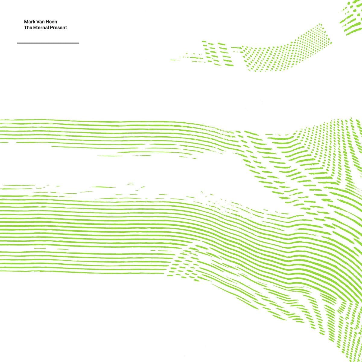 Album cover with green wavy lines on white background and artist and title text.